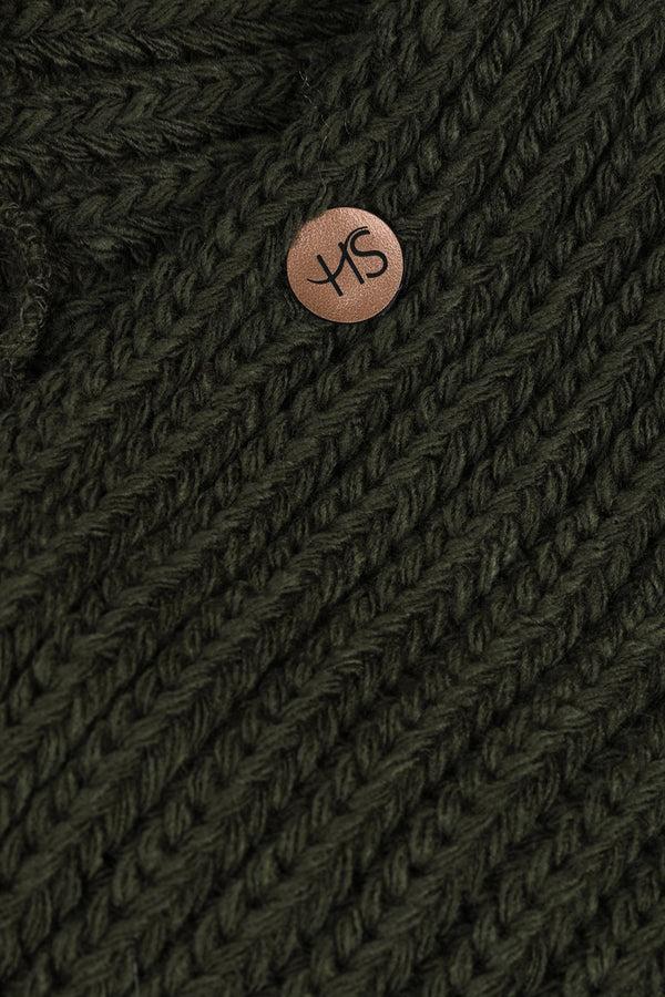 Hot Squash Womens Winter Snood Forest Green