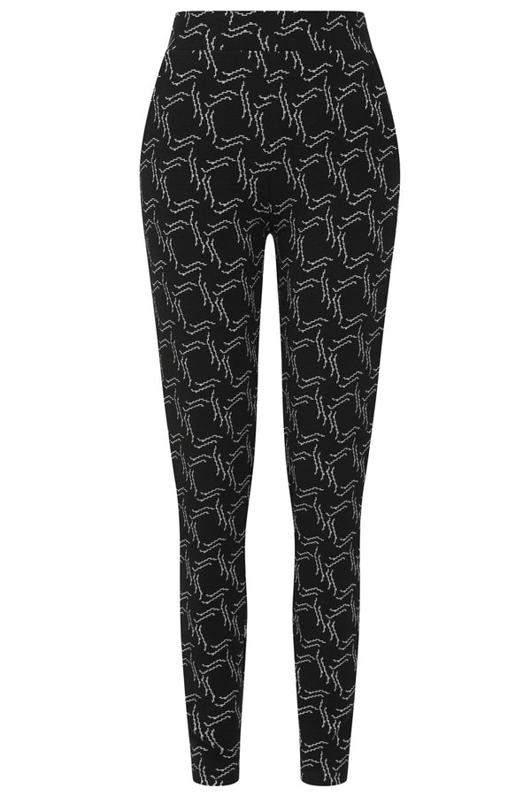 Hot Squash Premium Stretch Skinny Trouser Black Pencil Line
