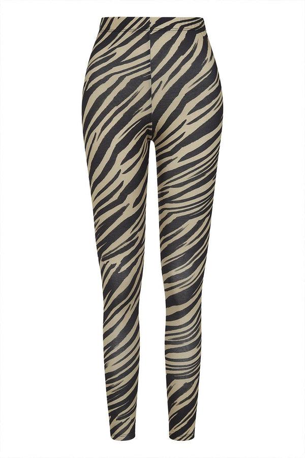 Hot Squash Tech-Fabric All Day Leggings Animal Stripes