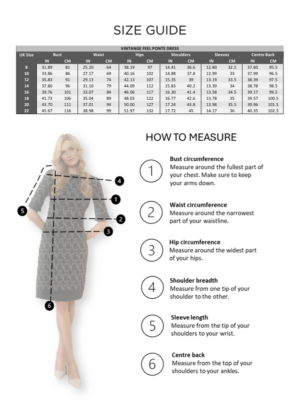 Hot Squash Vintage Feel Ponte Dress With Cuffs Peacock Green