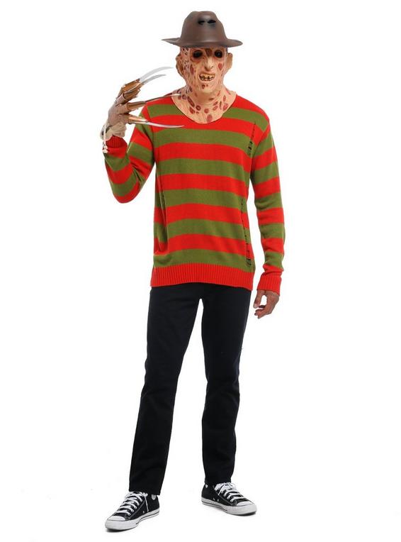 Hot Topic A Nightmare On Elm Street Freddy Krueger Latex Mask