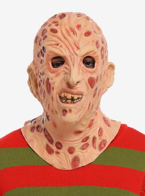 hot topic A Nightmare On Elm Street Freddy Krueger Latex Mask