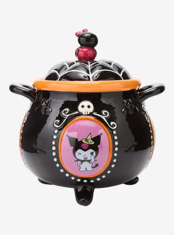 Hot Topic Blue Sky Hello Kitty And Friends Halloween Cauldron Cookie Jar
