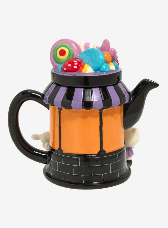 Hot Topic Blue Sky Hello Kitty And Friends Halloween Shop Teapot