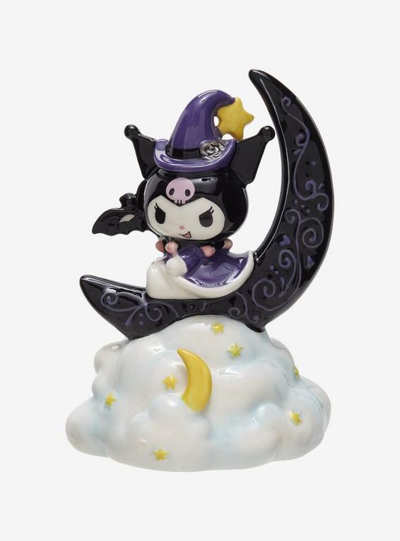 hot topic Blue Sky Kuromi Witch Moon Ceramic Figurine