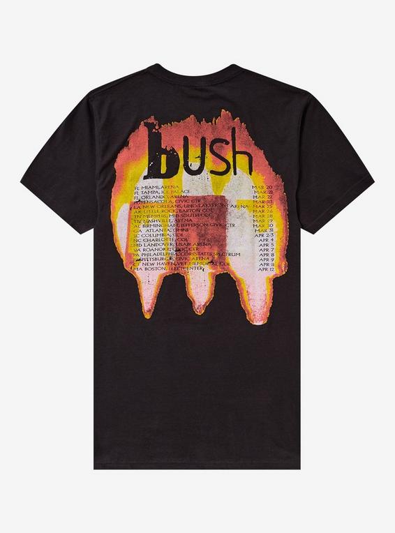 Hot Topic Bush Razorblade Suitcase 1997 Tour T-Shirt BLACK