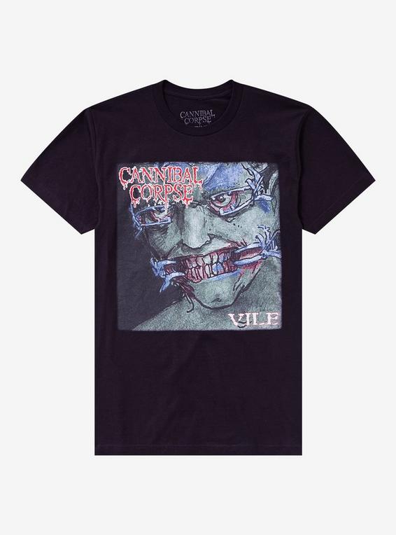 hot topic Cannibal Corpse Vile Death Metal T-Shirt BLACK