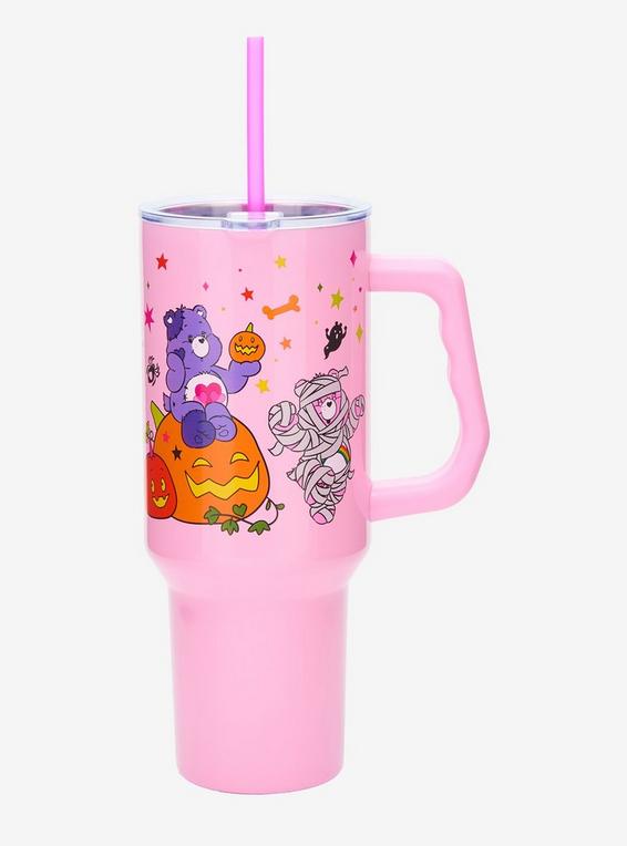 hot topic Care Bears Halloween Pink Stainless Steel Travel Cup
