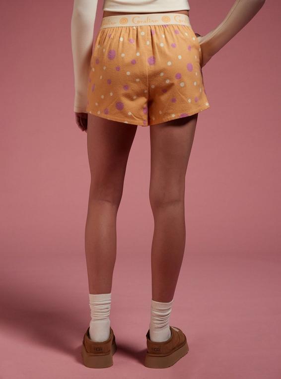 Hot Topic Coraline Orange Polka Dot Boxer Shorts MULTI