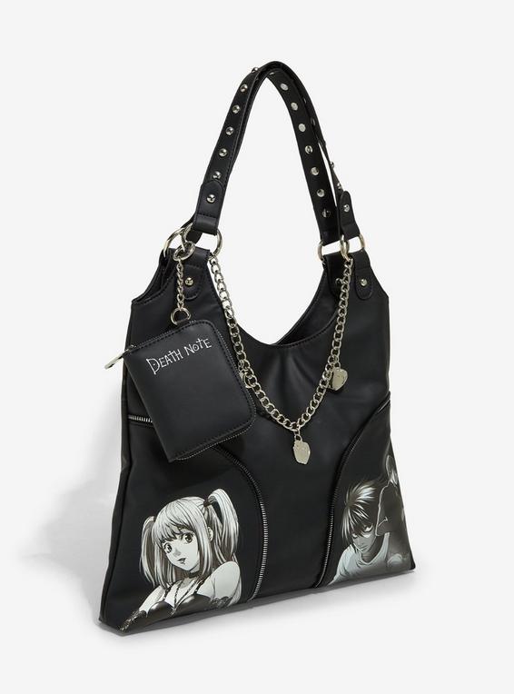 Hot Topic Death Note Slouchy Shoulder Bag With Coin Purse