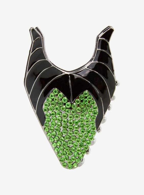 Hot Topic Disney Villains Maleficent Face Figural Claw Hair Clip