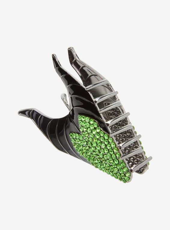 Hot Topic Disney Villains Maleficent Face Figural Claw Hair Clip