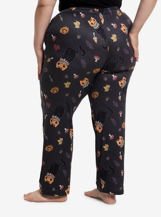Hot Topic Fall Pumpkin Creatures Pajama Pants By Guild Of Calamity Plus Size MULTI