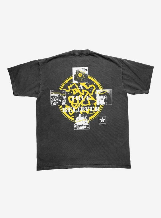 Hot Topic Hayley Williams A True Believer Two-Sided T-Shirt BLACK