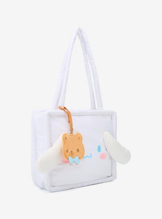Hot Topic Her Universe Cinnamoroll Face Plush Tote Bag