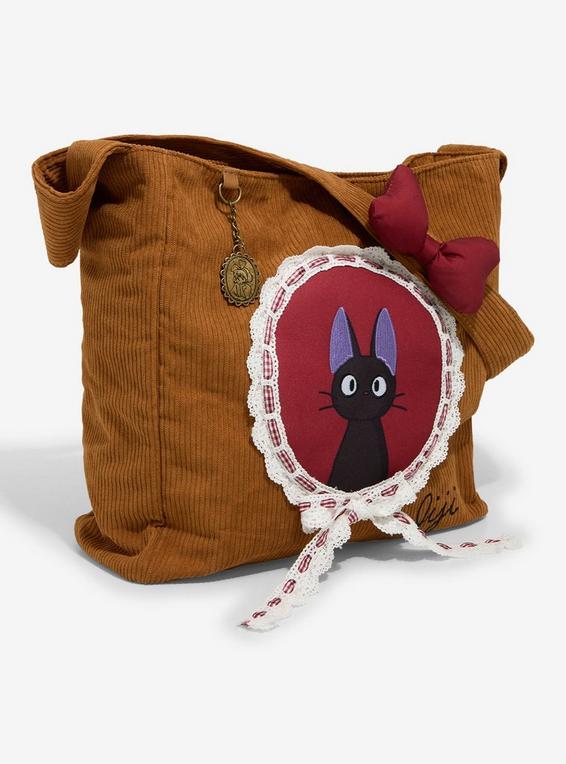 Hot Topic Her Universe Studio Ghibli® Kiki's Delivery Service Jiji Corduroy Shoulder Bag
