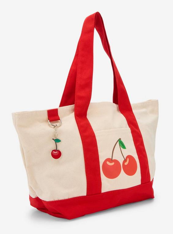 Hot Topic Cherry Charm Tote Bag