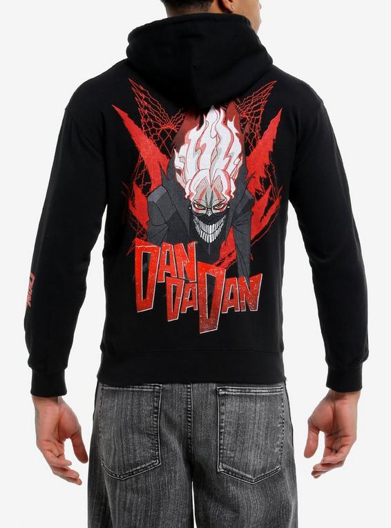 Hot Topic Dandadan Okarun Hoodie BLACK
