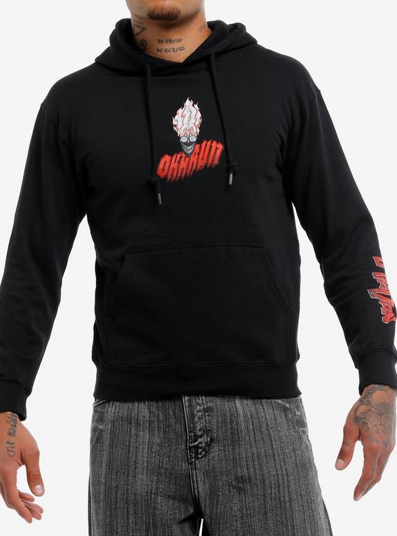 hot topic Dandadan Okarun Hoodie BLACK