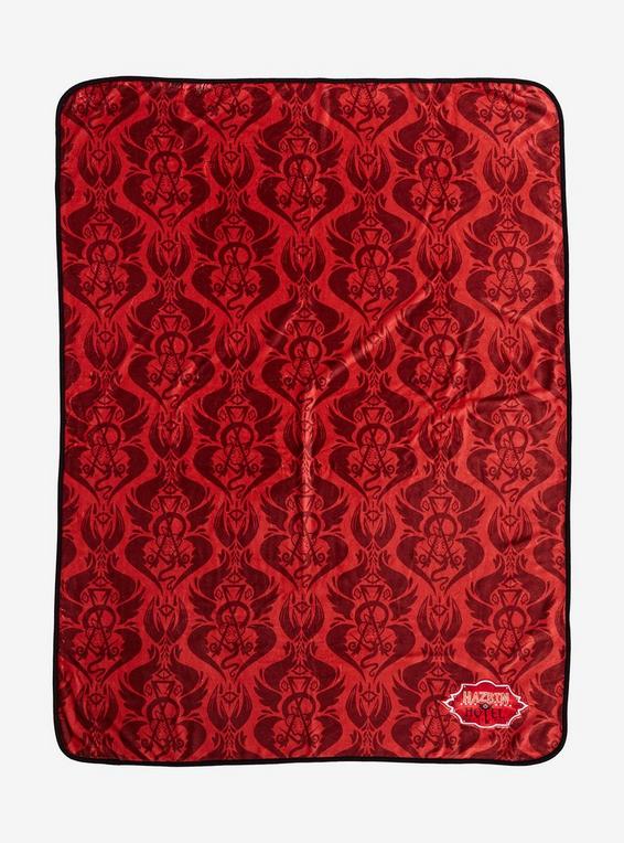 hot topic Hazbin Hotel Wallpaper Throw Blanket