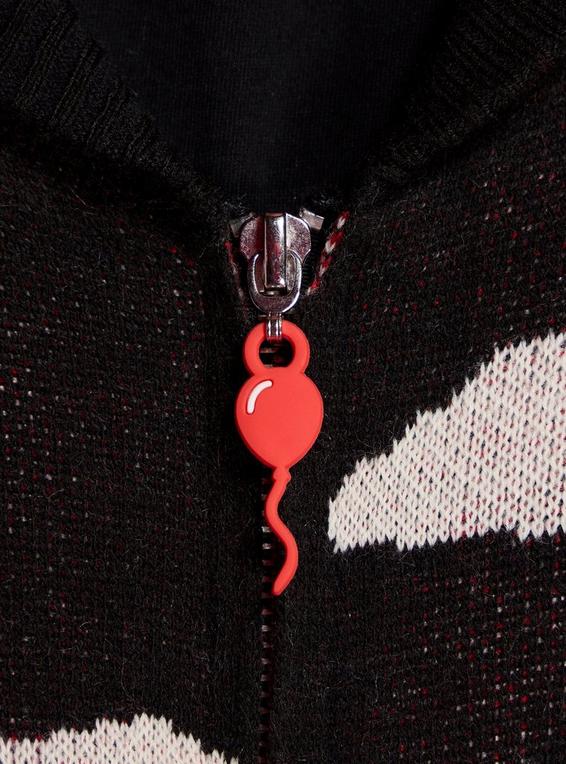 Hot Topic IT Knit Shawl Cardigan RED