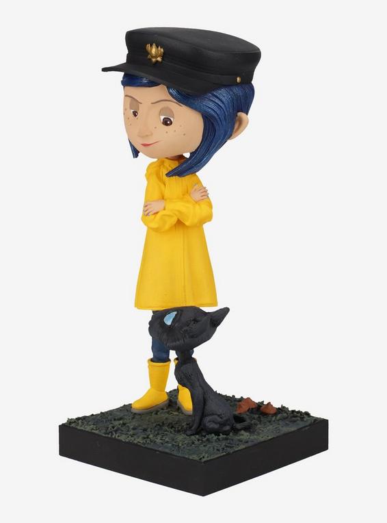 Hot Topic Royal Bobbles Coraline & Cat Bobblehead