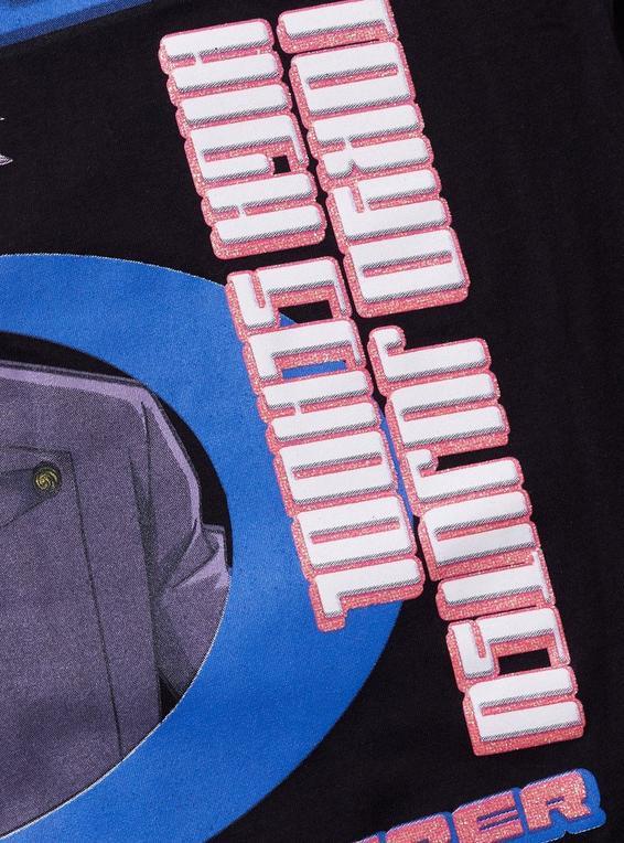 Hot Topic Jujutsu Kaisen Satoru Gojo Glitter Girls T-Shirt MULTI