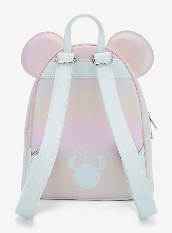 Hot Topic Loungefly Disney Minnie Mouse Pink Pearl Mini Backpack