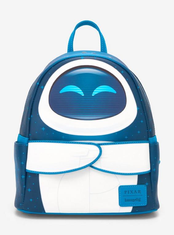 hot topic Loungefly Disney Pixar WALL-E EVE Magnetic Hands Mini Backpack