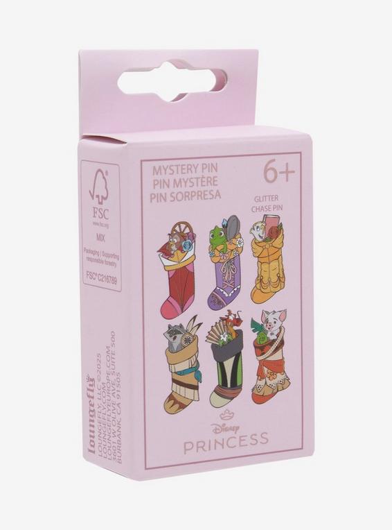 Hot Topic Loungefly Disney Princess Stocking Blind Box Enamel Pin