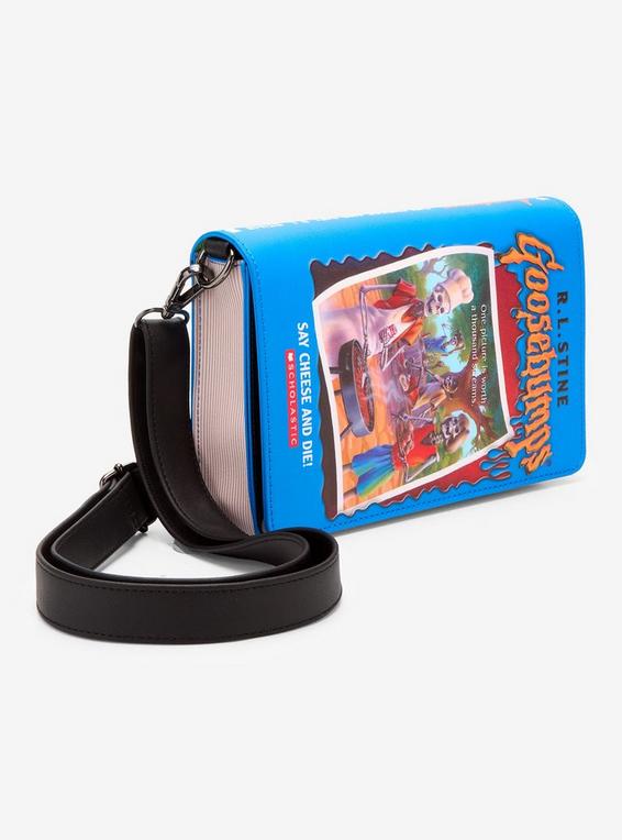 Hot Topic Loungefly Goosebumps Say Cheese And Die Book Crossbody Bag