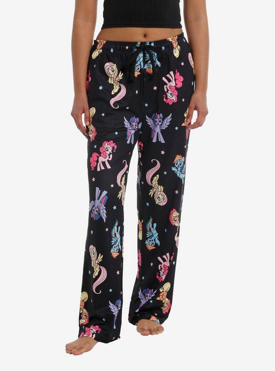 hot topic My Little Pony Character Pajama Pants MULTI