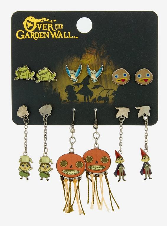 hot topic Over The Garden Wall Character Earring Set