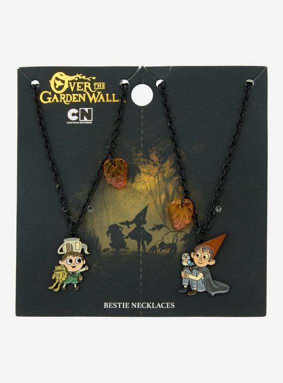 hot topic Over The Garden Wall Wirt & Greg Best Friend Necklace Set