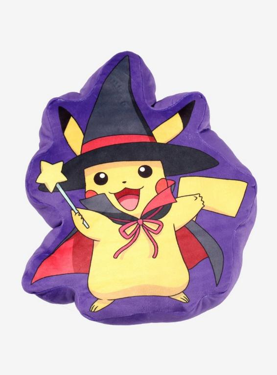 hot topic Pokémon Witch Pikachu Figural Cloud Pillow