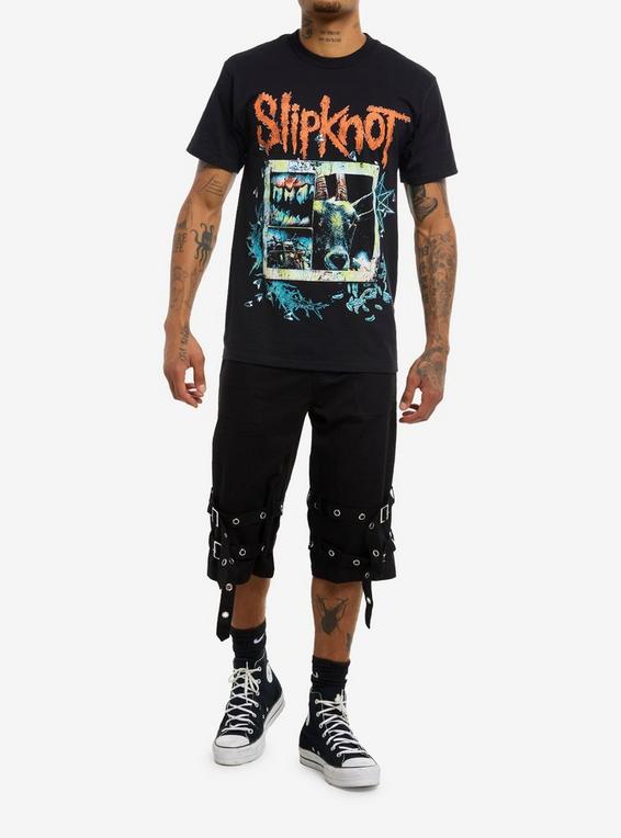 Hot Topic Slipknot Maggots Heavyweight T-Shirt BLACK