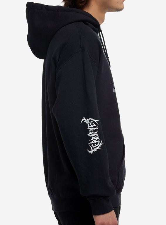 Hot Topic Terrifier Vertebrae33 Art The Clown Weapons Hoodie BLACK