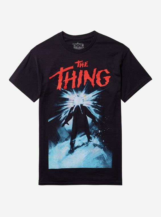 hot topic The Thing Poster Jumbo Graphic T-Shirt BLACK