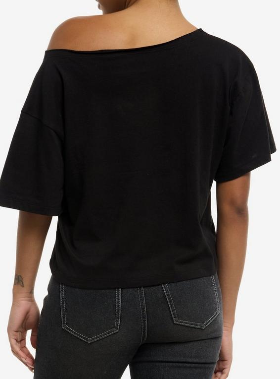 Hot Topic Wednesday & Thing Portrait Off-Shoulder Girls T-Shirt