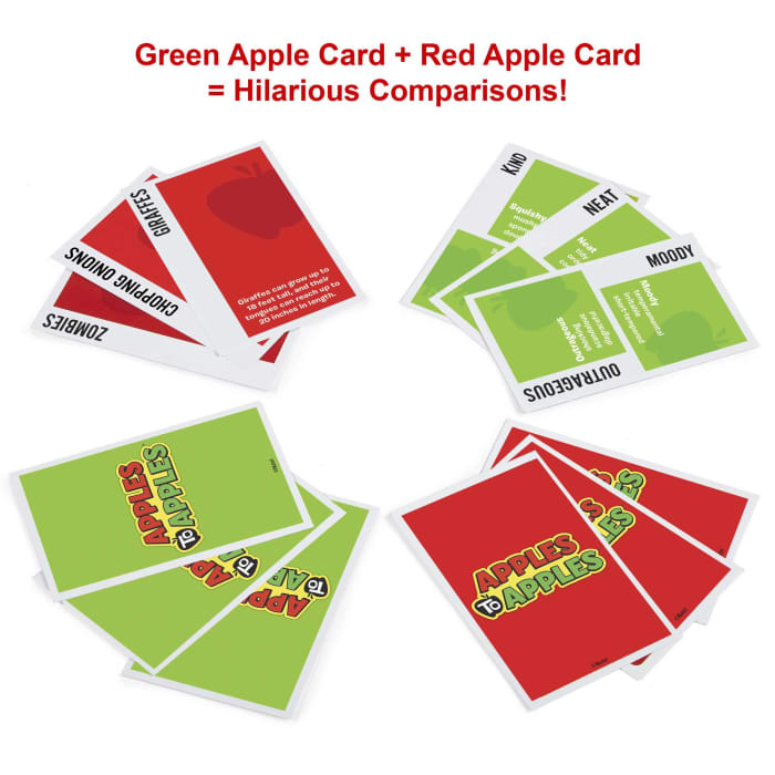 Hot Wheels Apples To Apples Card Game Family Game For Kids And Adults Make Hilarious Comparisons