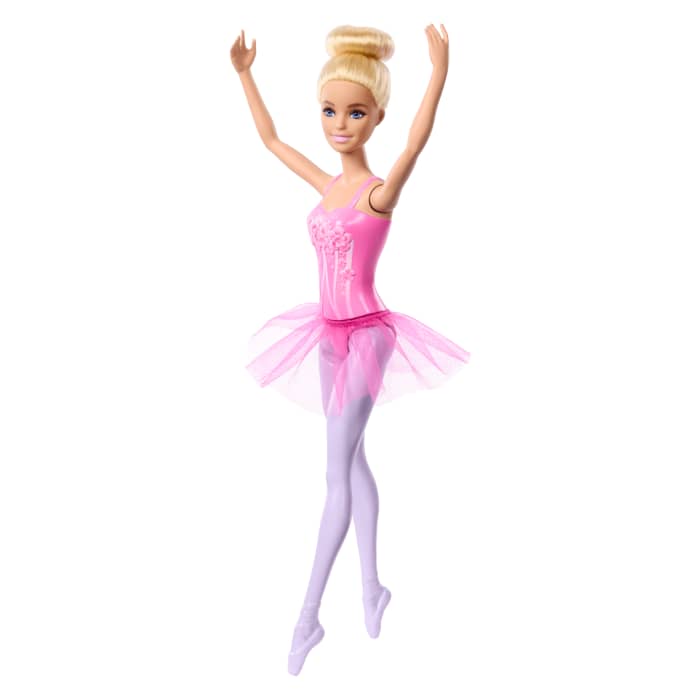 Hot Wheels Barbie Ballerina Doll Blonde Fashion Doll Wearing Purple Removable Tutu