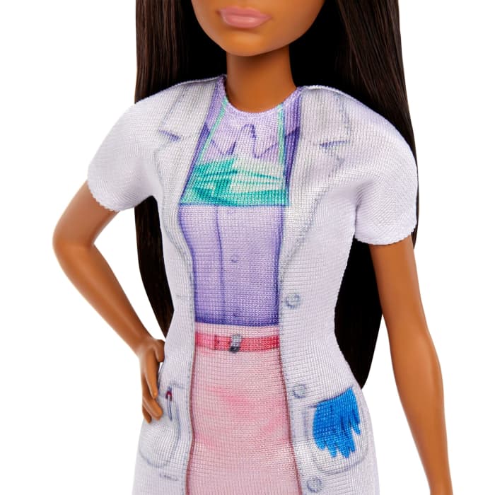 Hot Wheels Barbie Dentist Doll With Brunette Fashion Doll 1 Kid Doll Medical Doctor Furniture & Accessories