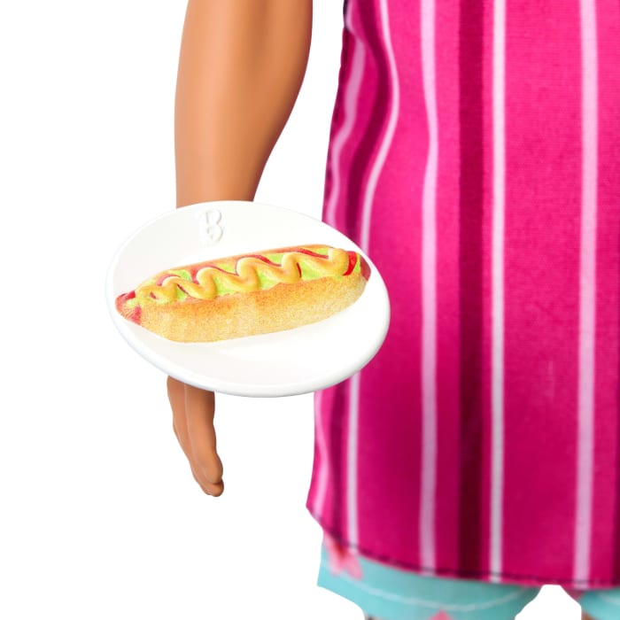 Hot Wheels Barbie Mysteries: Beach Detectives Ken Doll In Signature Outfit With Storytelling Accessories