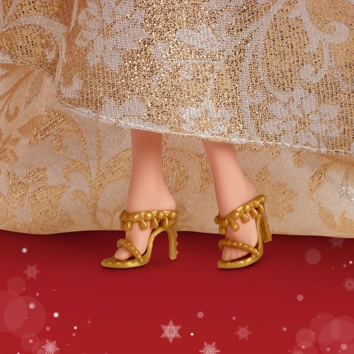 Hot Wheels Barbie Signature 2025 Holiday Barbie Fashion Doll Seasonal Collector Red Hair With Silver & Gold Gown