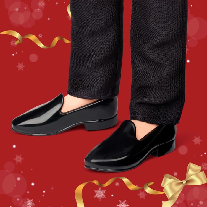 Hot Wheels Barbie Signature 2025 Holiday Blonde Ken Collectible Fashion Doll Wearing Full Suit With Golden Jacket