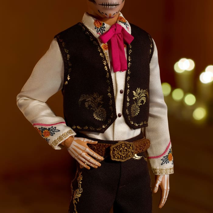 Hot Wheels Barbie Signature Día De Muertos 2025 Collectible Ken Doll In Suit And Sombrero