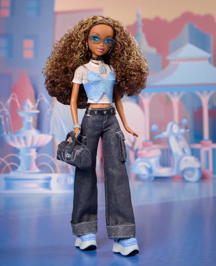 Hot Wheels Barbie Signature My Scene Madison Collector Doll In Y2K-Inspired Outfit With Premium Accessories