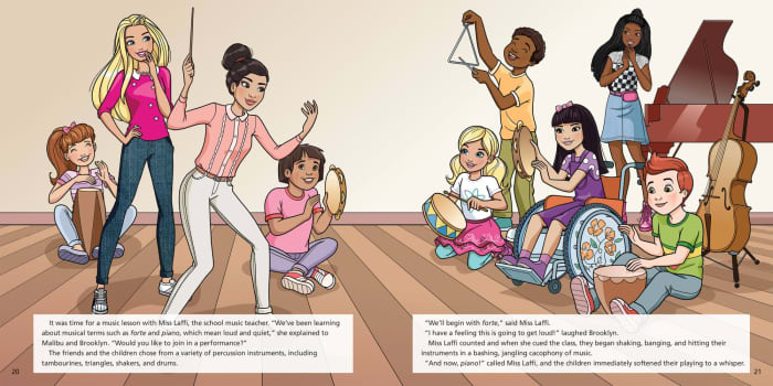 Hot Wheels Barbie: You Can Be A Teacher Paperback Book For Kids Includes 2 Sticker Sheets