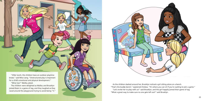 Hot Wheels Barbie: You Can Be A Teacher Paperback Book For Kids Includes 2 Sticker Sheets