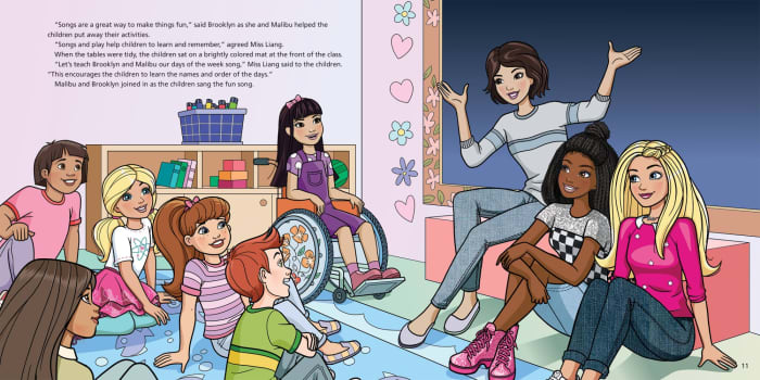 Hot Wheels Barbie: You Can Be A Teacher Paperback Book For Kids Includes 2 Sticker Sheets